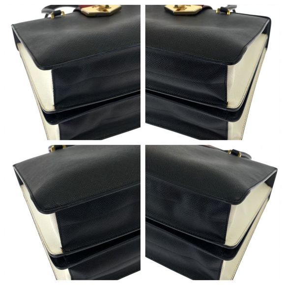 Prada Leather Tote Handbag B2725C - Picture 3 of 6